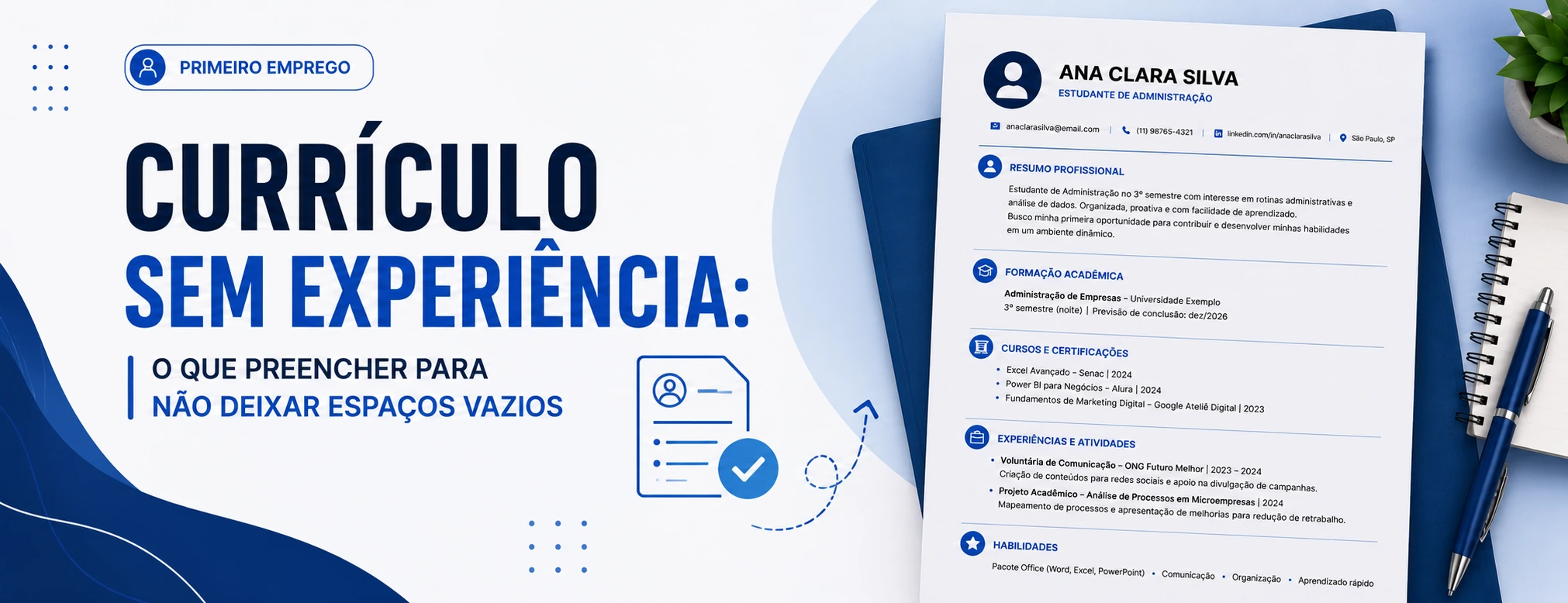 Currículo Sem Experiência: O Que Preencher Para Não Deixar Espaços Vazios