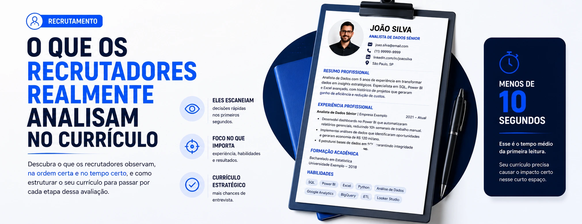 O que os recrutadores realmente analisam no currículo